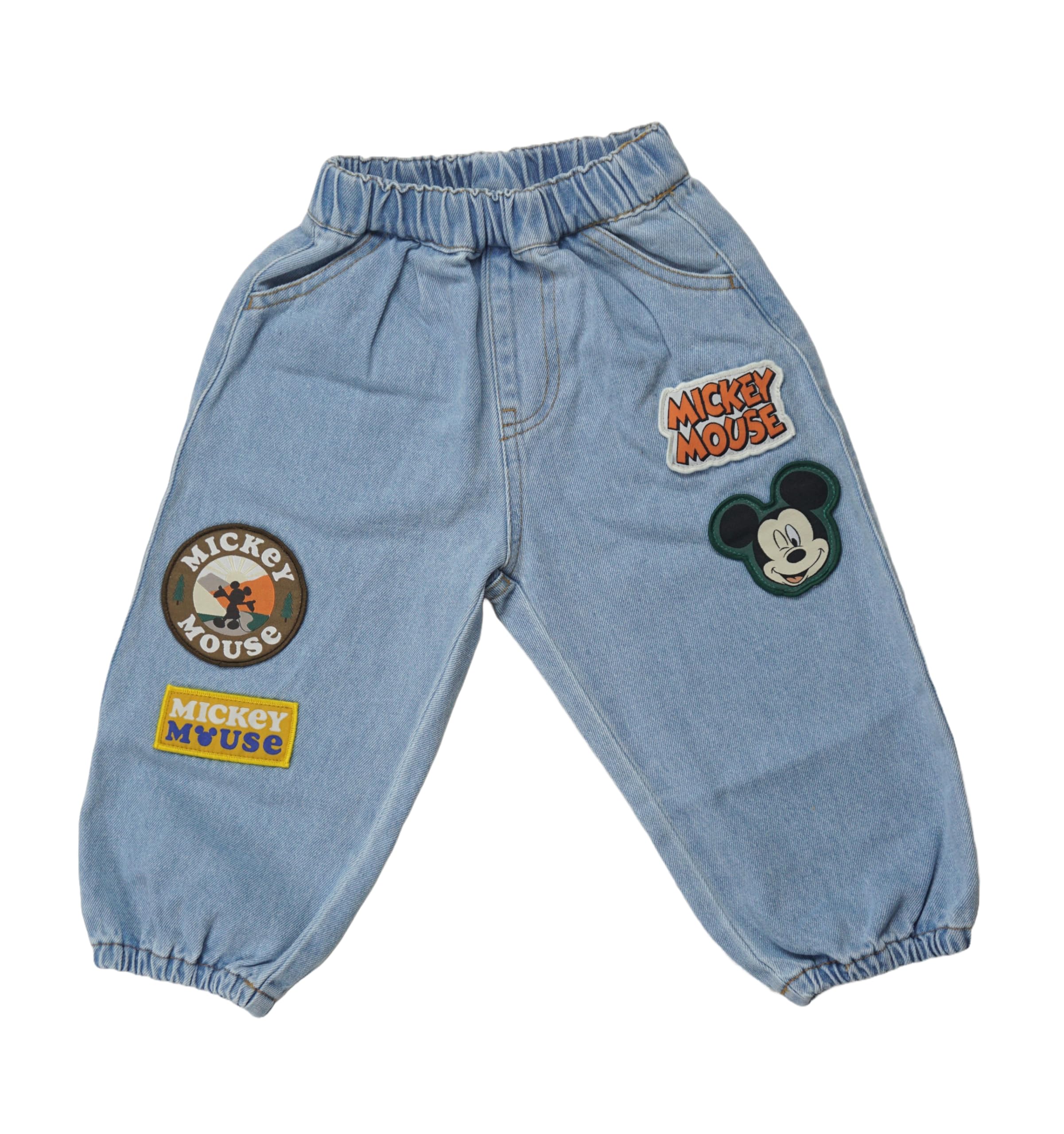 

Jeans Mickey Long Pants Denim Clothes Trousers Boys Blue [Disney] Children s
