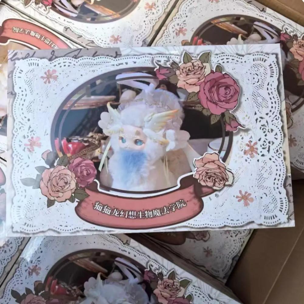 Genuine Tutulong Blind Box Fantasy Bio-Magic Academy Series Second Generation Toys Cute Cat Dragon Plush Customized Figure Gifts