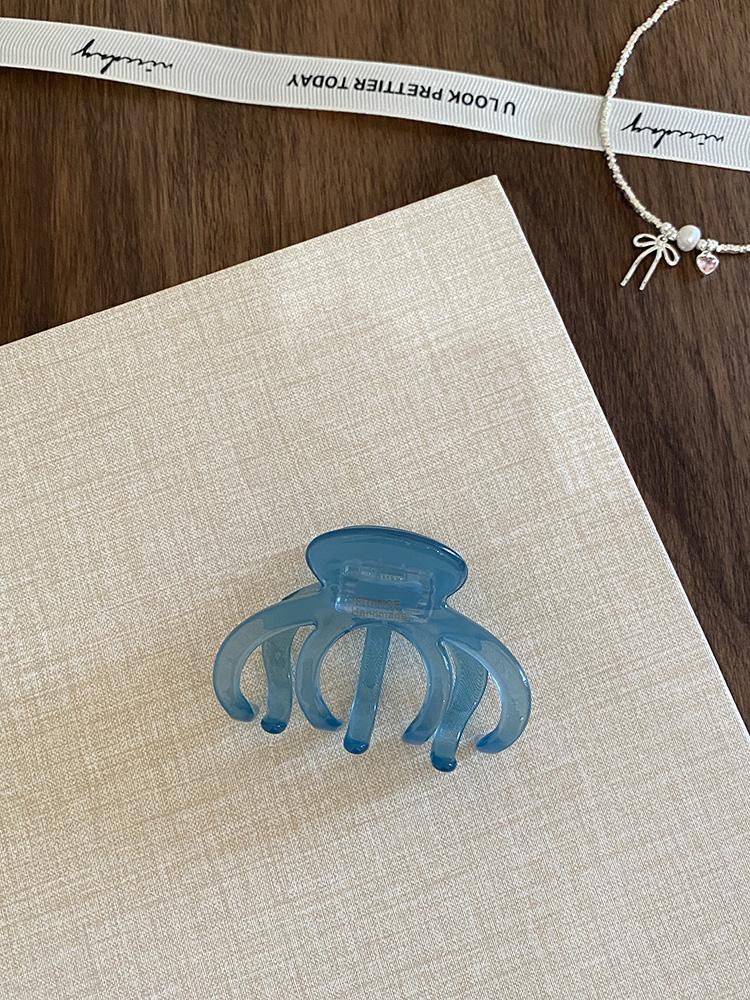 Koreanische Mode Haarklammer   ins Kürbis Mittel Acetat Greifer Einfacher Französischer Stil Halb Hochgesteckt Haar Hai Greifer Haaraccessoire