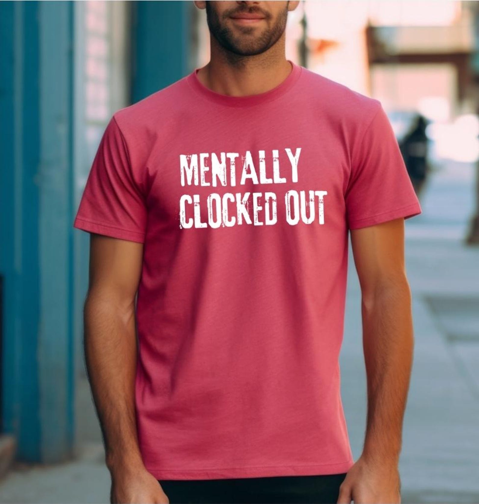 Mentally Clocked Out Shirt, Funny Work Burnout Tee, Sarcastic Humor Shirt, Overworked Gift, Relatable Mental Health Tee, Funny Saying Shirt 3XL