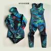 3mm Camo Neoprene Wetsuit Set Hooded Two-Piece Diving Snorkeling Cold Water Swimming Men Adult