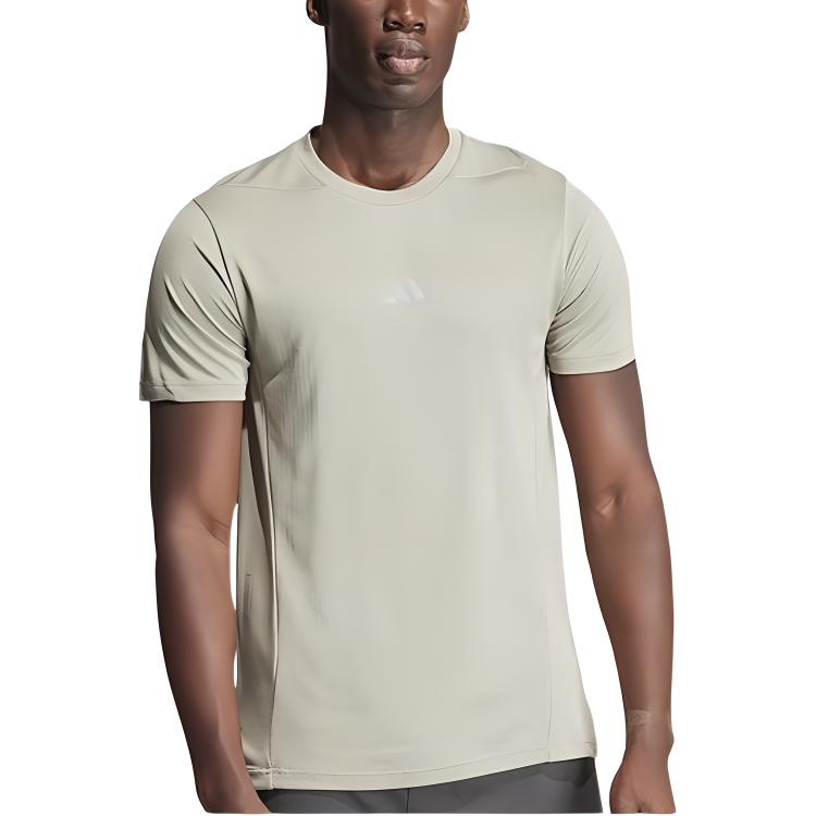Adidas SS24 T Shirt Men's Light Gray IS3738
