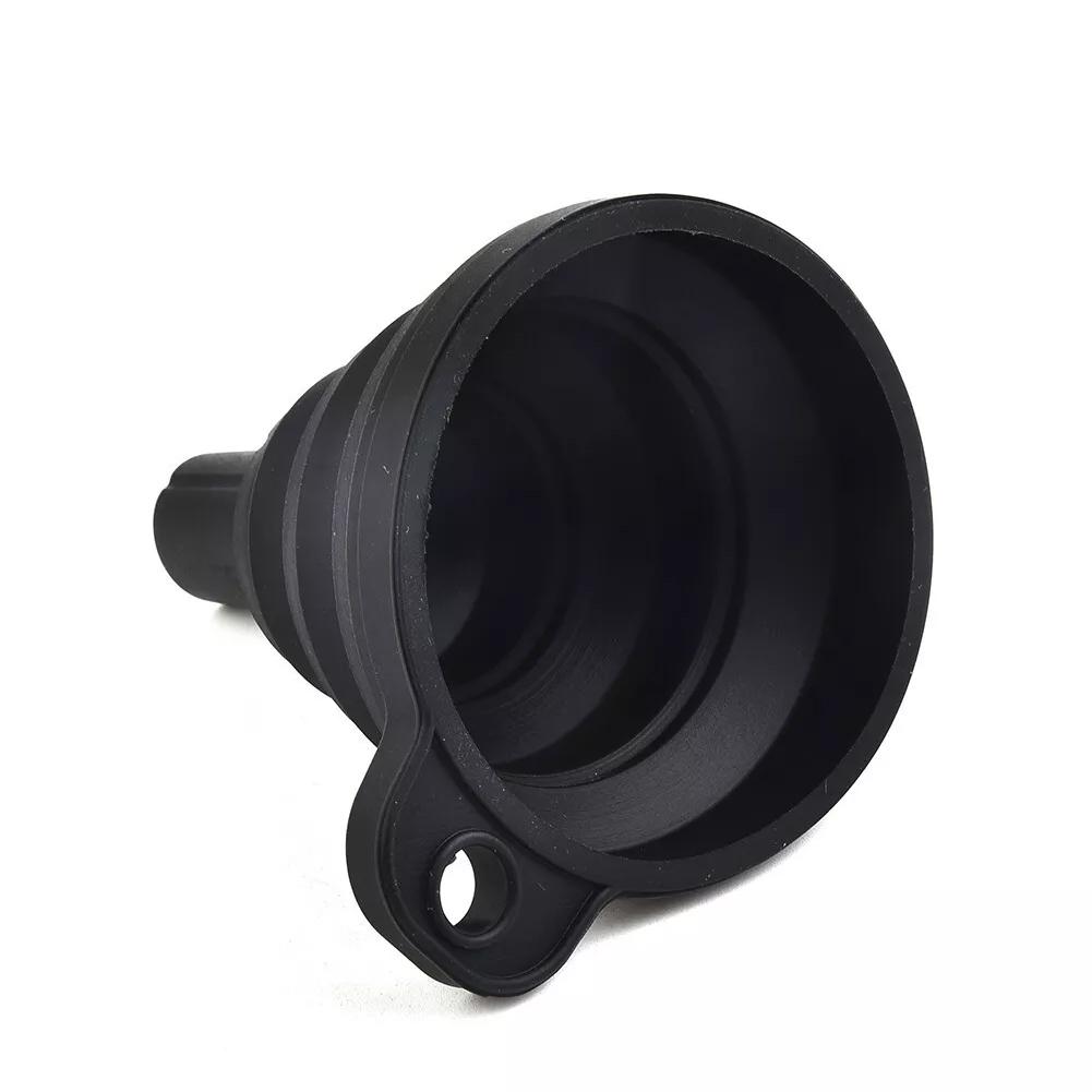 Lejek do silnika samochód uniwersalny silikonowy lejek w płynie do spryskiwaczy zmień płyn składany przenośny automatyczny olej silnikowy lejek do wymiany benzyny