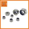 201 Stainless Steel Hex Nut with Nylon Insert, Self-Locking M4-M20