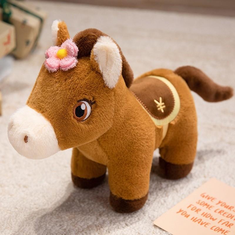 Zodiac Horse Plush Toy With Pp Cotton Filling For Lunar New Year Gifts And Events