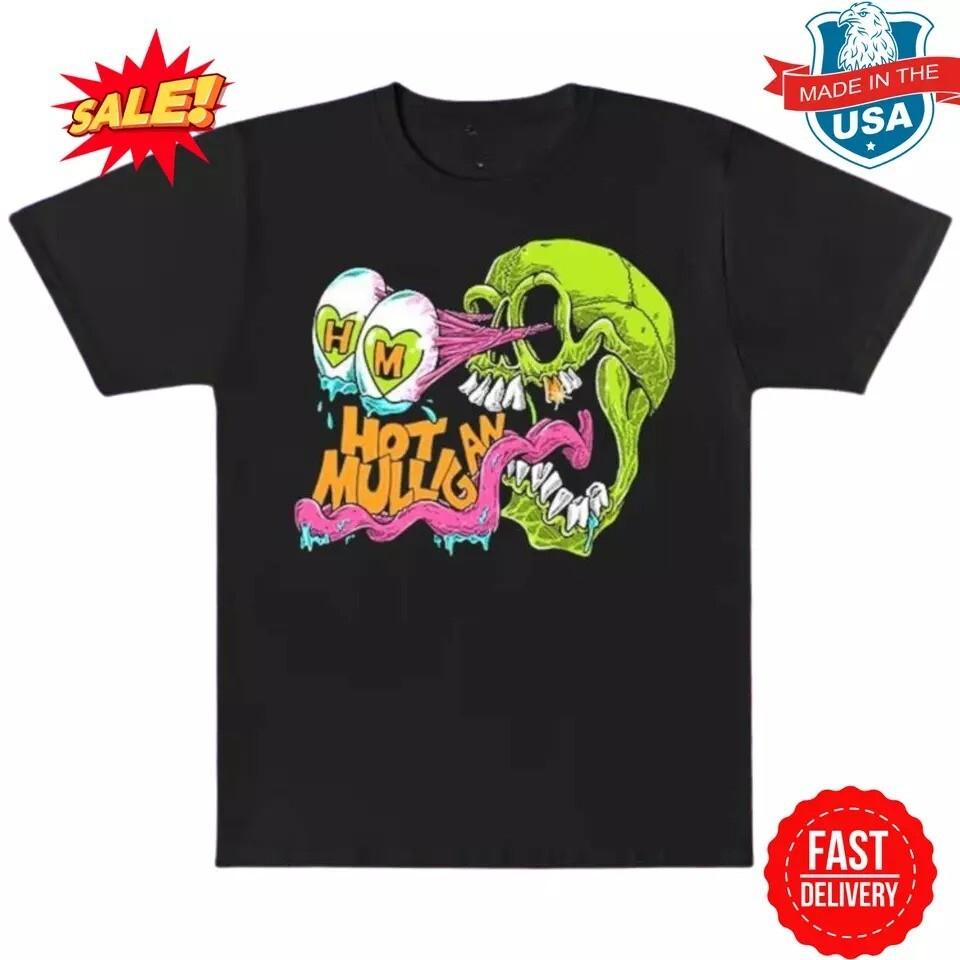 Hot Mulligan Skull Tour 2024 T-Shirts S-5XL Unisex T-Shirt M