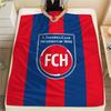 FC Heidenheim, vzorovaná flanelová deka, Vysoká kvalita, Pohodlná pro všechna roční období, Domácí dekorace, Teplo a pohodlí, Ideální pro dárky.