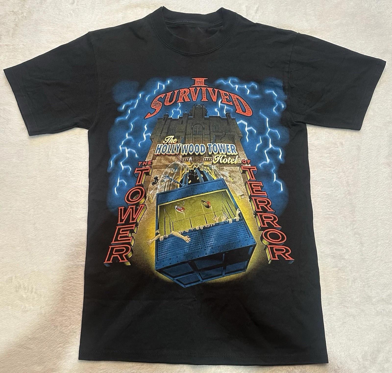 НОВАЯ футболка Disney 90-х  Пережил Башню Ужаса Hollywood Hotel  Размеры S-5XL XL