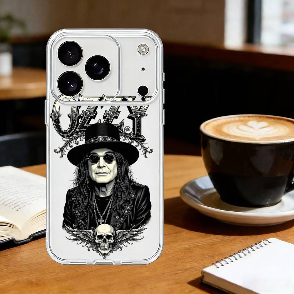 Osbourne Rock Singer O-Ozzy Phone Case For iPhone 17 16 15 14 13 12 11 Mini Pro Max Plus Transparent Cover
