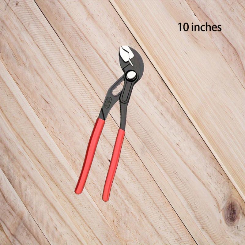 Water Pump Pliers Quick-Release Plumbing Pliers Pipe Wrench Adjustable Water Pipe Clamp Pliers Household Hand Tools