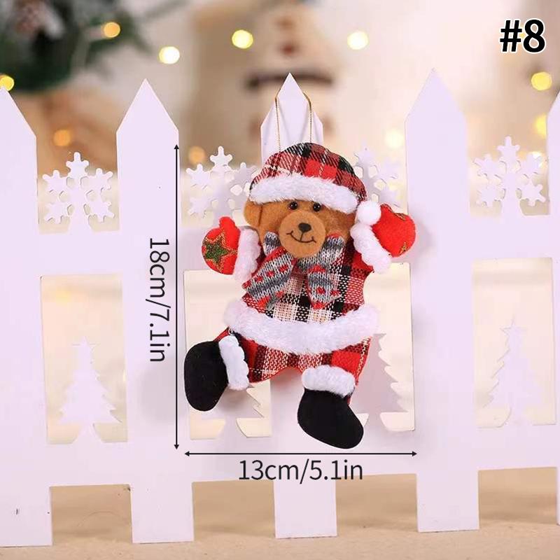 Christmas Tree Hanging Decor Pendant Santa Claus Snowman Beer Dancing Doll Christmas Ornament Navidad Xmas Decor New Year Gift