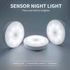 Xiaomi 3pcs Motion Sensor Night Lights in Warm White/Cold White - Adjustable Brightness, Automatic On/Off, Ideal for Bedside, Stairs, U