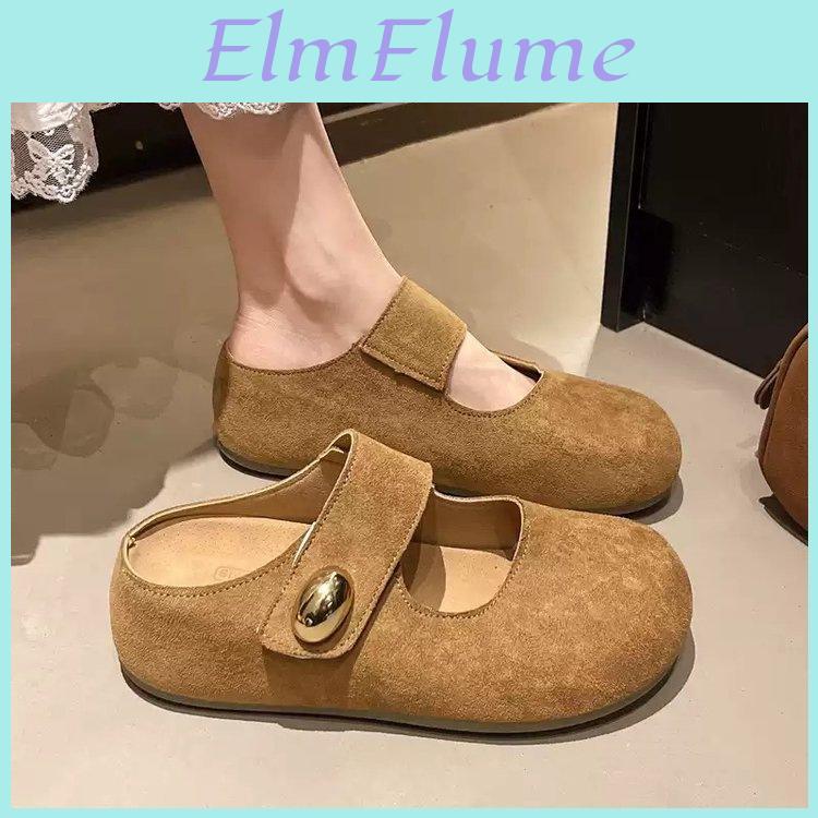 Mary Baotou Fashion Jane Retro Half Slippers Womens Outerwear Summer 2025 New Style Boken Shoes Thick Sole Boken Sandals