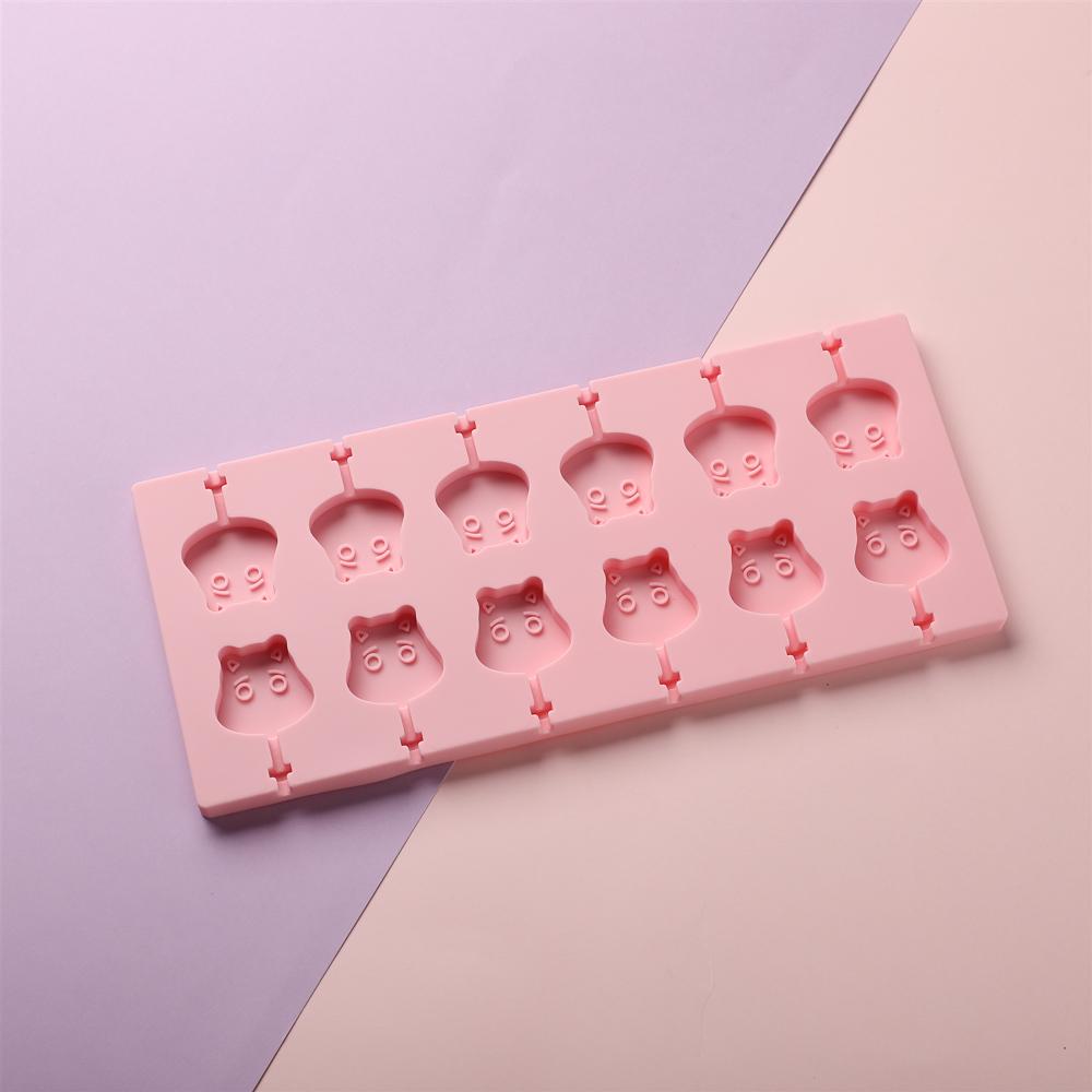 Formy do pieczenia ciastek, ciasta czekoladowego, galaretki i cukierków, silikonowe formy na lizaki, kształty kwiatów, forma