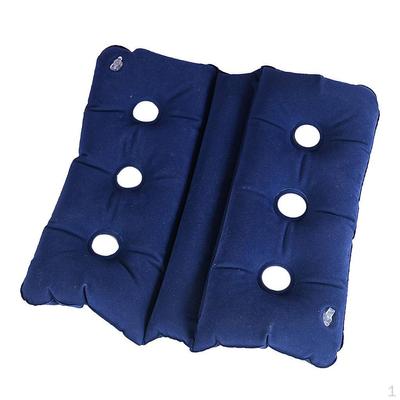 Aufblasbares Kissen, Sitzkissen, Radkissen, Steißbeinstützpolster, Blau/Violett, wie beschrieben