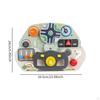 Steering Wheel Sensory Activity Board Versatile Developmental Wooden Busy Educational for