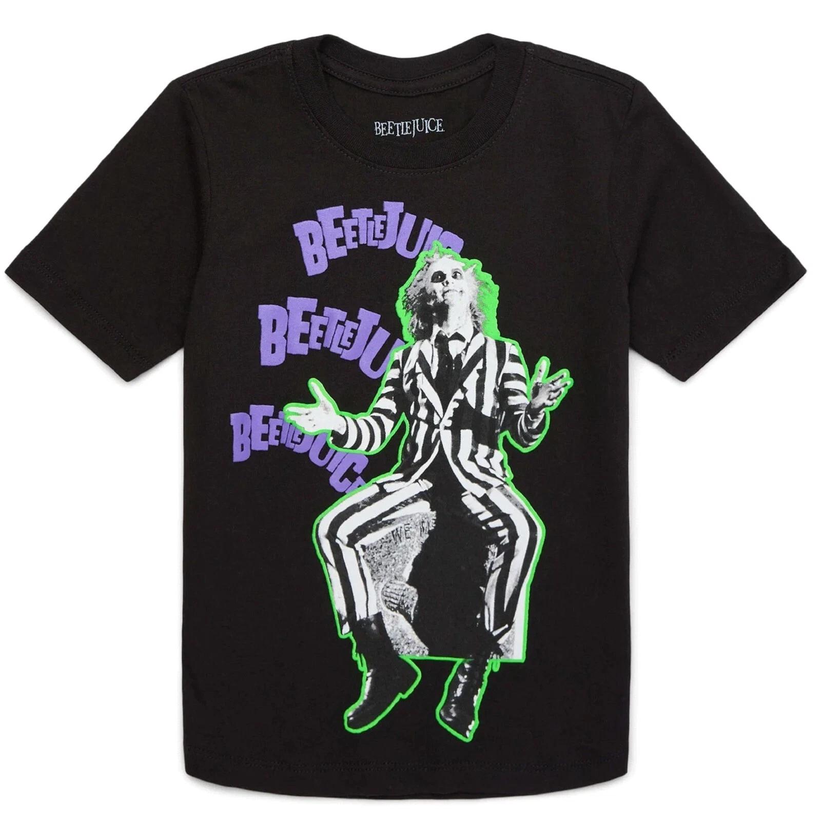 Mad Engine Beetlejuice Graphic Print Boy s T-Shirt - NWT 160