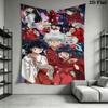 Inuyasha Timeless Adventures Tapestry Wallmounted Fashion Print Home Decor Wall Covering Decoration Homestay Soft Decoration Tapestry