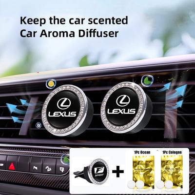 1 Peça Clipe de Aromaterapia para Saída de Ar Carro Perfume Sólido Purificador Para F SPORT GX460 Ct200h IS250 ES 220D IS200 Fsport GS GX IS