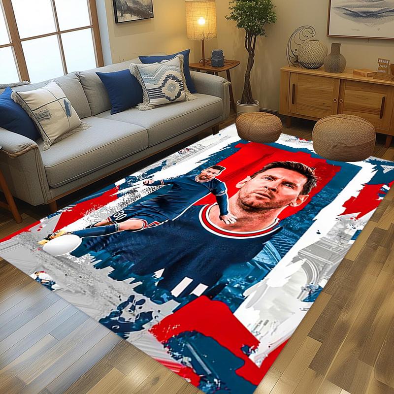 Ziel Messi: Triumph Rosa Teppich Fußmatte Druck Schutzpolster Kunst Badezimmerteppich