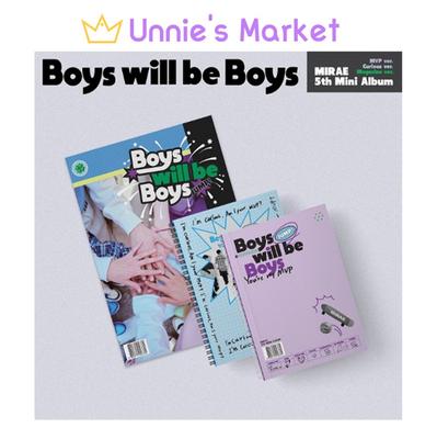 MIRAE [Boys Will Be Boys] (MVP Ver. / Curious Ver. / Magazine Ver.)