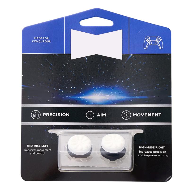 2 Stück Handgriffverlängerungskappen Gamecontroller Gamepad Daumenstick Griffe Abdeckungen Für Ps4 Ps5 Spielekonsolen-Controllerteile