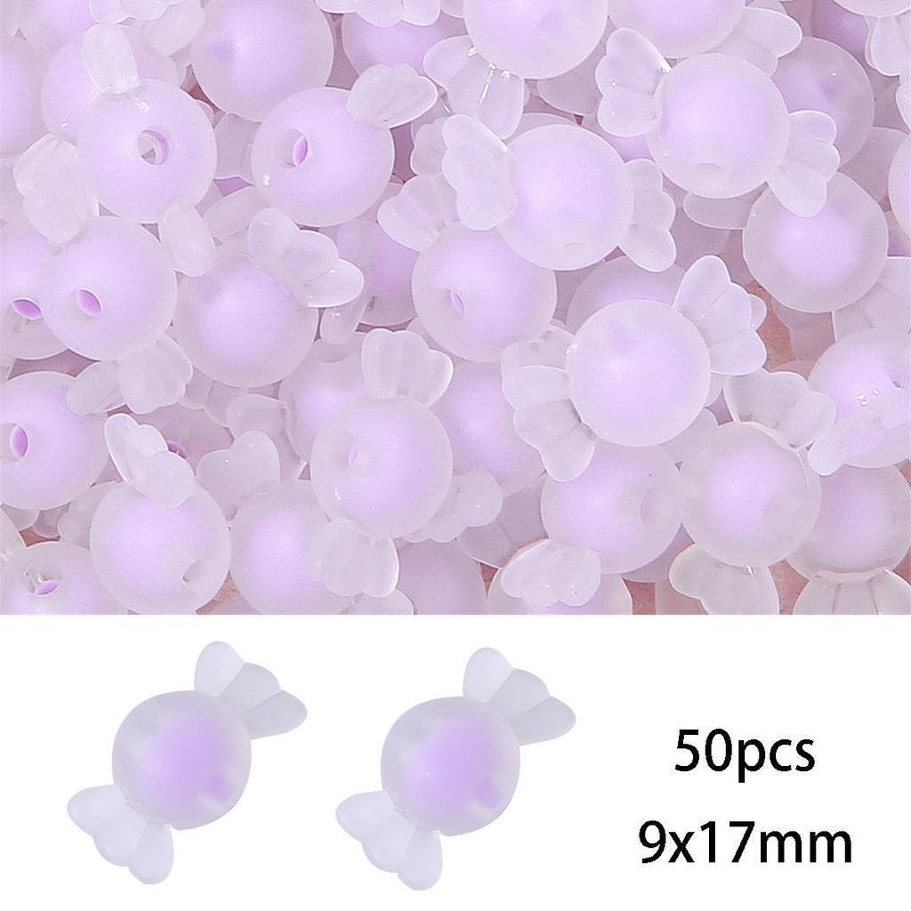 Frosted Acrylic Round Beads for DIY Jewelry and Beading Accessories