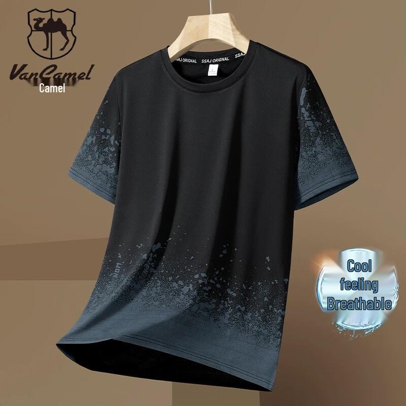 VANCAMEL Men's Ice Silk Quick-Dry T-Shirt