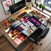 Grand Theft Auto Personalized Name Mouse Pad Keyboard Pad Office Mouse Mats Non-Slip Rubber Base Office Desk Accessory