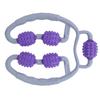 Leg Massager Ring Fitness Roller Massage Equipment Yoga Foam Roller Shaft Dark Purple