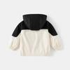 Jungen Kapuzen-Reißverschluss Lässige Kinder Herbstjacke Kinder Oberbekleidung Top