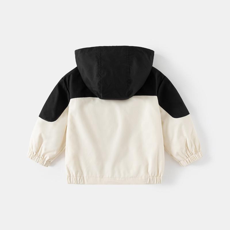 Jungen Kapuzen-Reißverschluss Lässige Kinder Herbstjacke Kinder Oberbekleidung Top