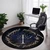 1pc Lord of the Rings Office Round Area Rug, Under Office Chairs Bedroom Living Room Home Decor A0926028