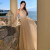 Sexy Vacation Travel Film Lace-up Suspender Suit Dress Sanya Travel Super Fairy Internet Celebrity Photo Dress