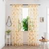 100*200 Cm Sunflower Summer Tulle Curtains Living Room Bedroom Kitchen Window Panels New Home Decoration