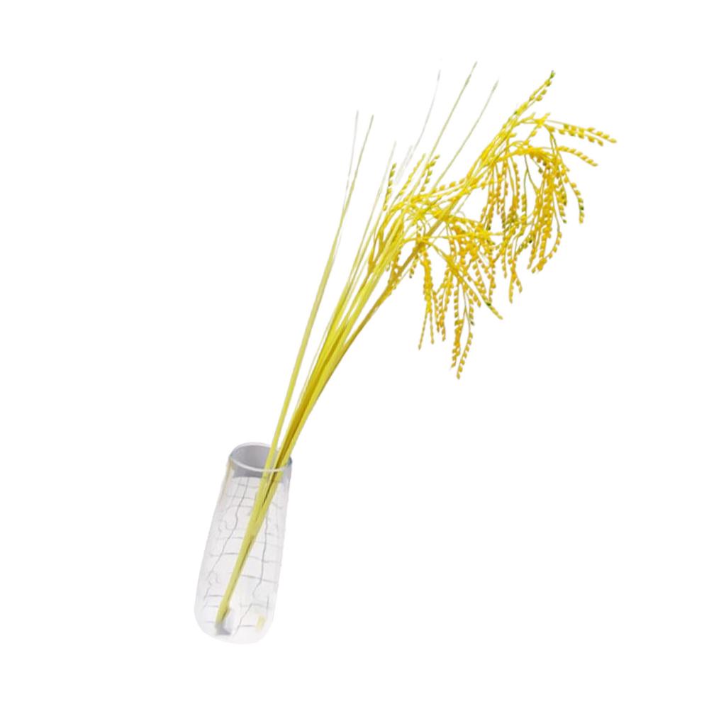 Artificial Simulation Wheat Stalks Fake Flowers Golden Sunshine Color Home Decor Simulated Ear Of Wheat for Farmhouse