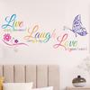 Wall Sticker Colorful DIY Decal Wallpaper Self Adhesive Removable Household Living Room TV Background Decoration