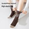 Women's Mid-Calf Cotton Socks - Sweat-Absorbent, Breathable, Casual Sports & Running Socks for Spring/Autumn