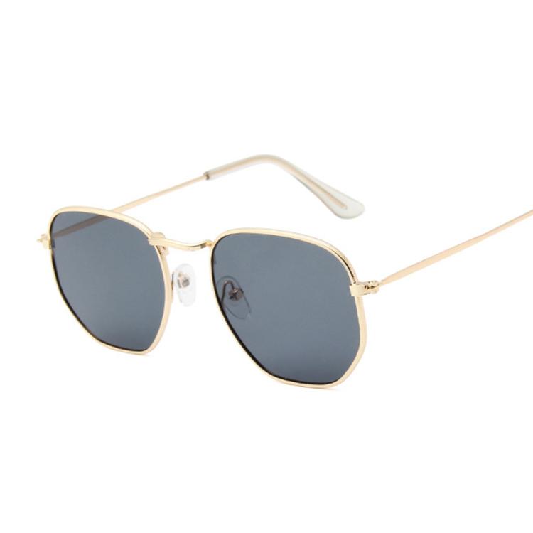 Fashion Polygon Sunglasses Woman/Man Brand Designer Sunglasses Female Candy Color Alloy Mirror Street Beat