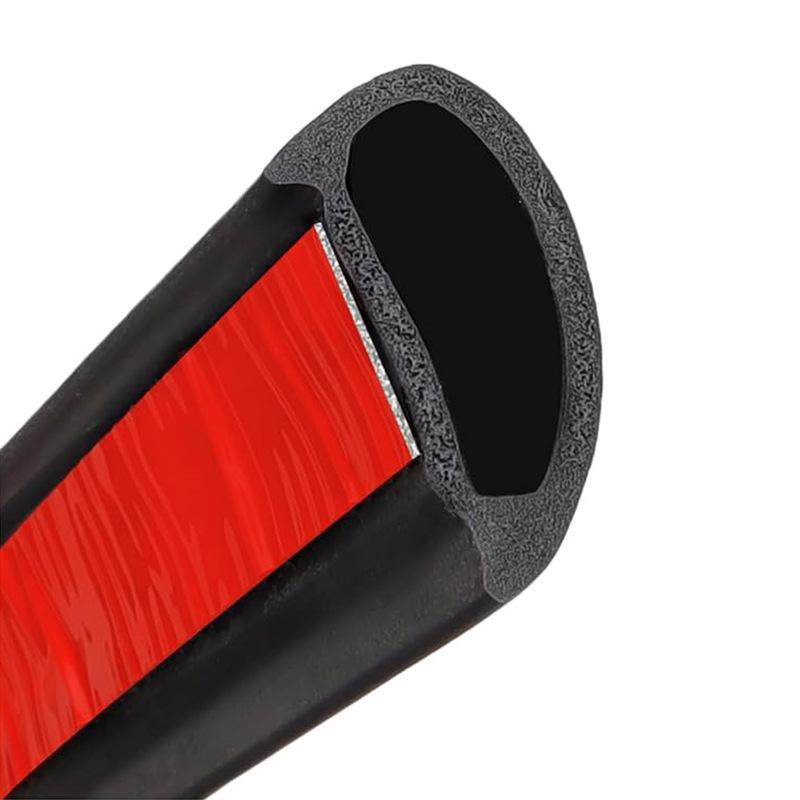 Car Door Rubber Seal Strip B Pillar Car Sealing Strip Anti Noise Insulation Dustproof Self-adhesive Strip Middle Column