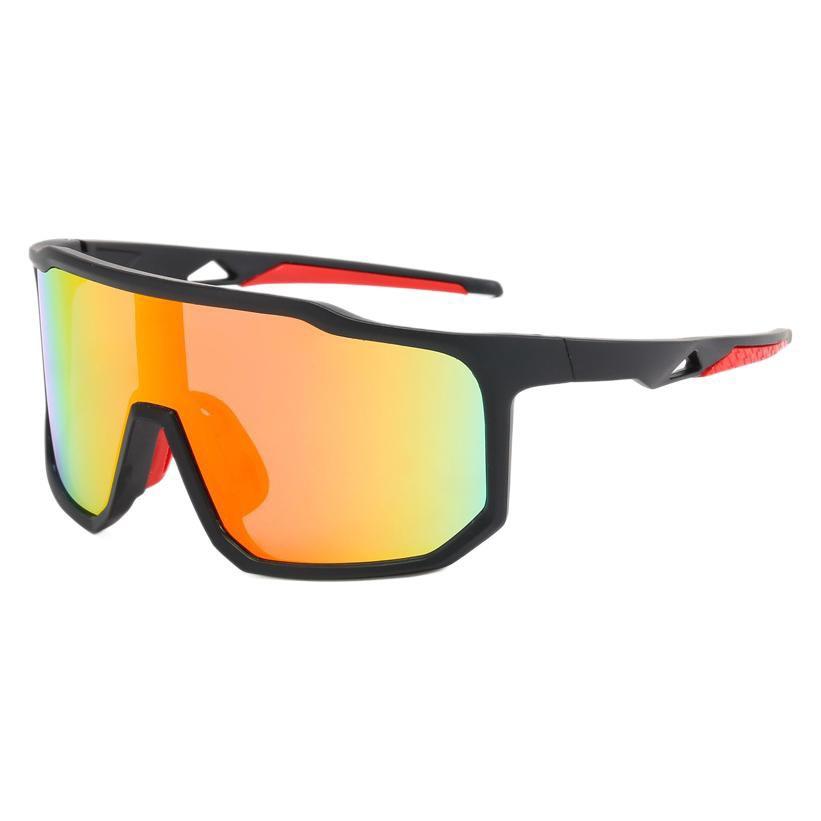 Men's Women's Outdoor Sports European American Cycling Sunglasses Large Frame Bicycle Cross-border New UV Resistant Glasses
