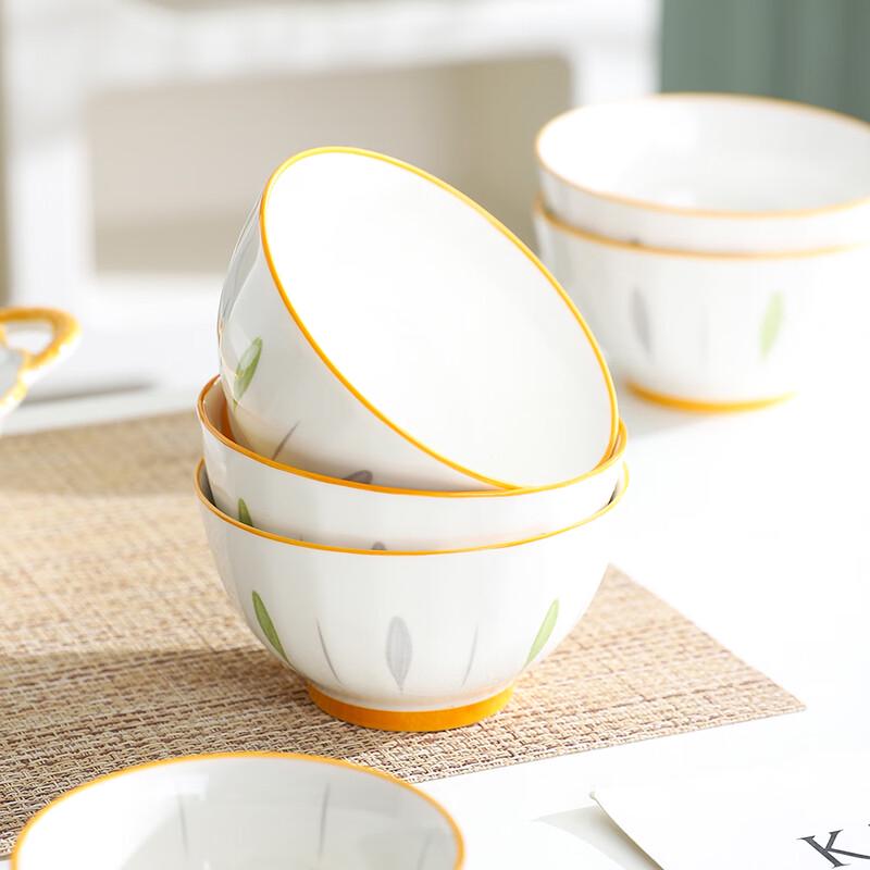 Huaqing Nordic Style Underglaze Ceramic Bowls
