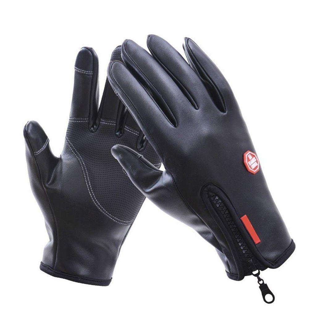 

1 Pair Adjustable Screen Ski Gloves Mens Women Sports Riding Gloves Mitten xl