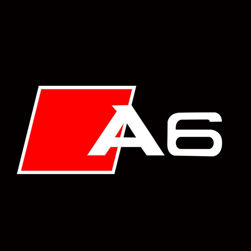 For Audi C6 2pcs LED Car Door Shadow Courtesy Light for Audi A1 A3 A4 A4L A5 A6 A7 A8 Q3 Q5 Q5L Q7 Q8 Laser Projector Welcome Logo lamps