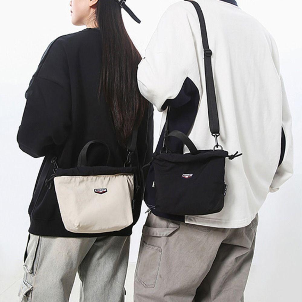 Portable Men Crossbody Bag Harajuku Mobile Phone Pack New Trend Nylon Shoulder Bag  Unisex