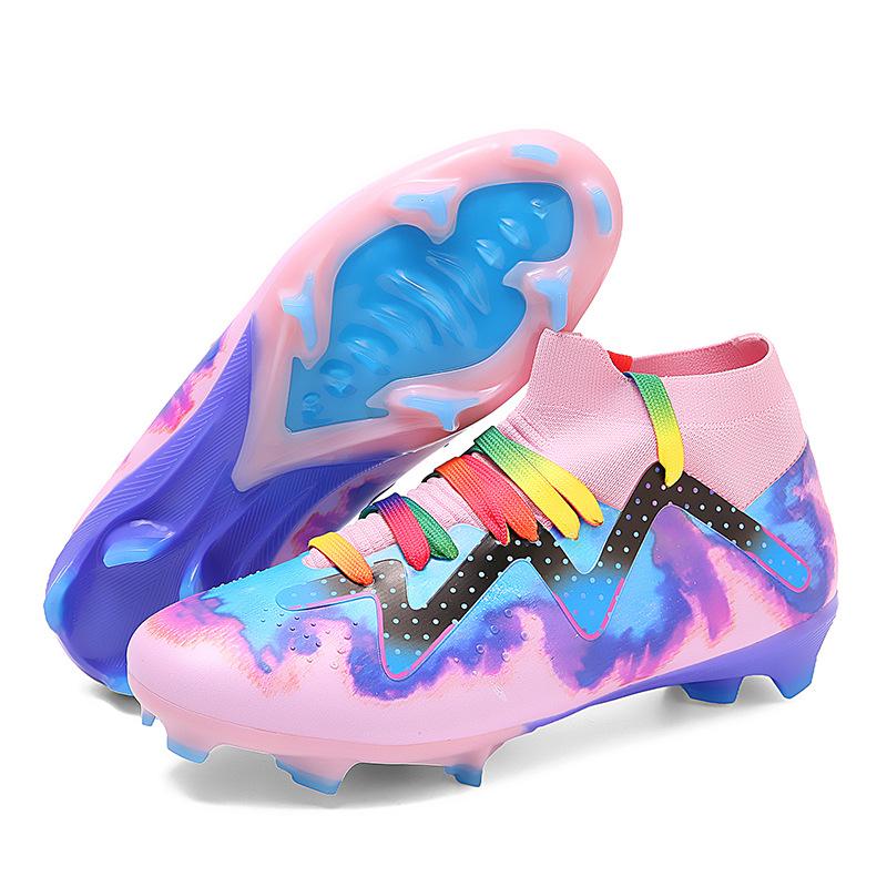 High-Top Football Shoes Tf Broken Nails
