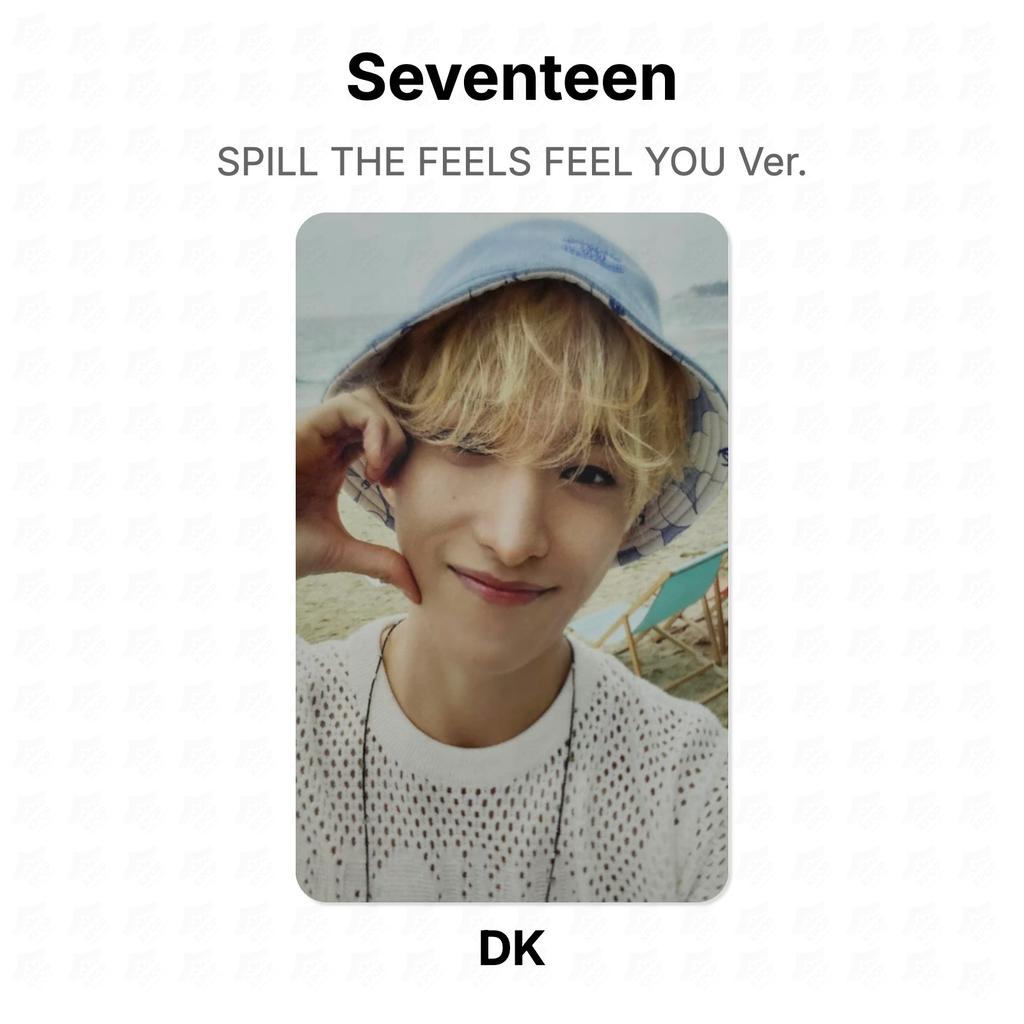 Seventeen SPILL THE FEELS FEEL YOU Ver. Official Photocard