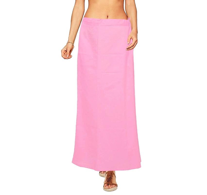 TreegoArt Fashion Fashion Women's Cotton Petticoat Saree Underskirt Sari Underwear Free Size Adjustable