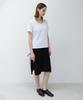 INSILENCE WOMEN W Supima Cotton U-Neck T-Shirt White