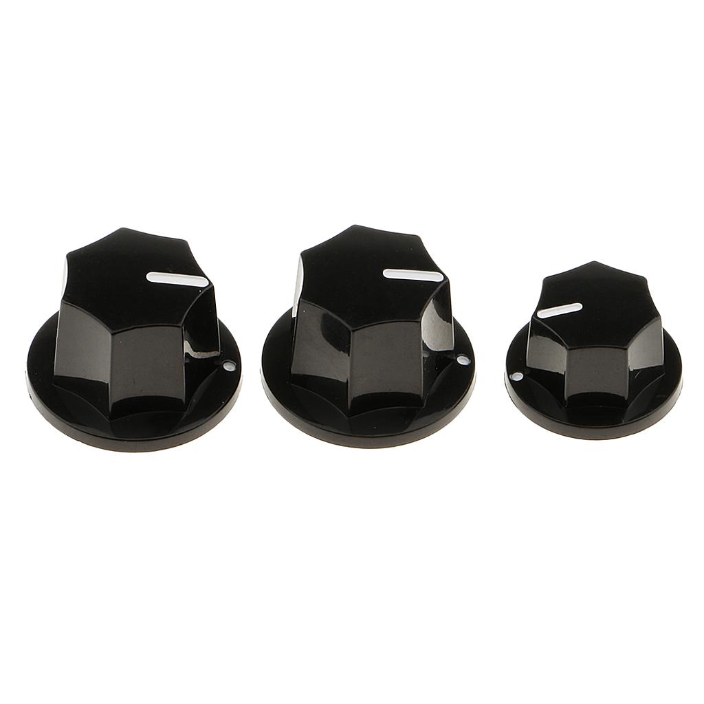 Confezione Manopole Volume Basso Elettrico JB Manopole Tono in Plastica Resistente per Chitarra Basso Jazz Upgrade Personalizzato
